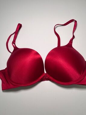 Victoria’s Secret Red Bombshell  Push Up Bra 34B